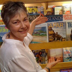 Susan West with Afar magazine's premiere issue