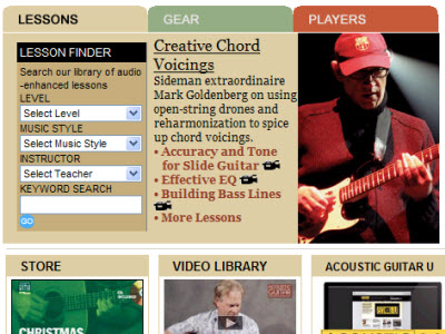 Acoustic Guitar website