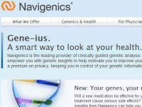 Navigenics website