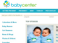 BabyCenter website